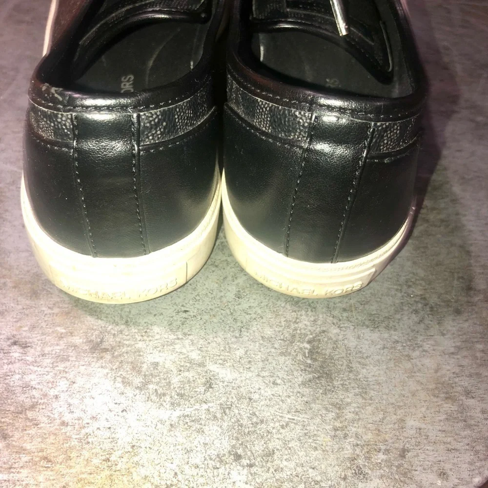 Michael Kors Signature Black Sneakers 7.5